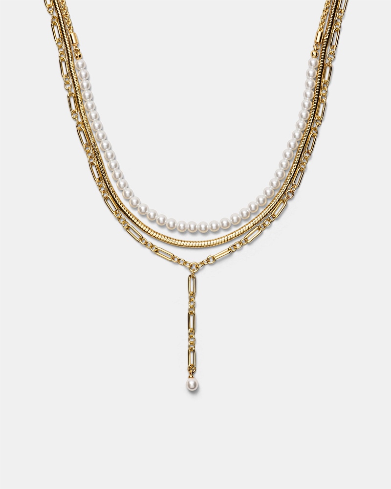 Stacked Lariat Necklace