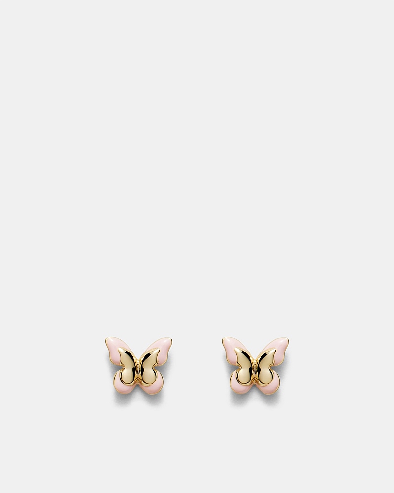 Butterfly Enamel Earrings