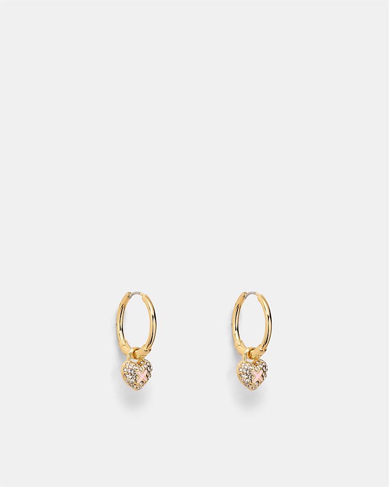 Adorbs Heart Hoop Earrings