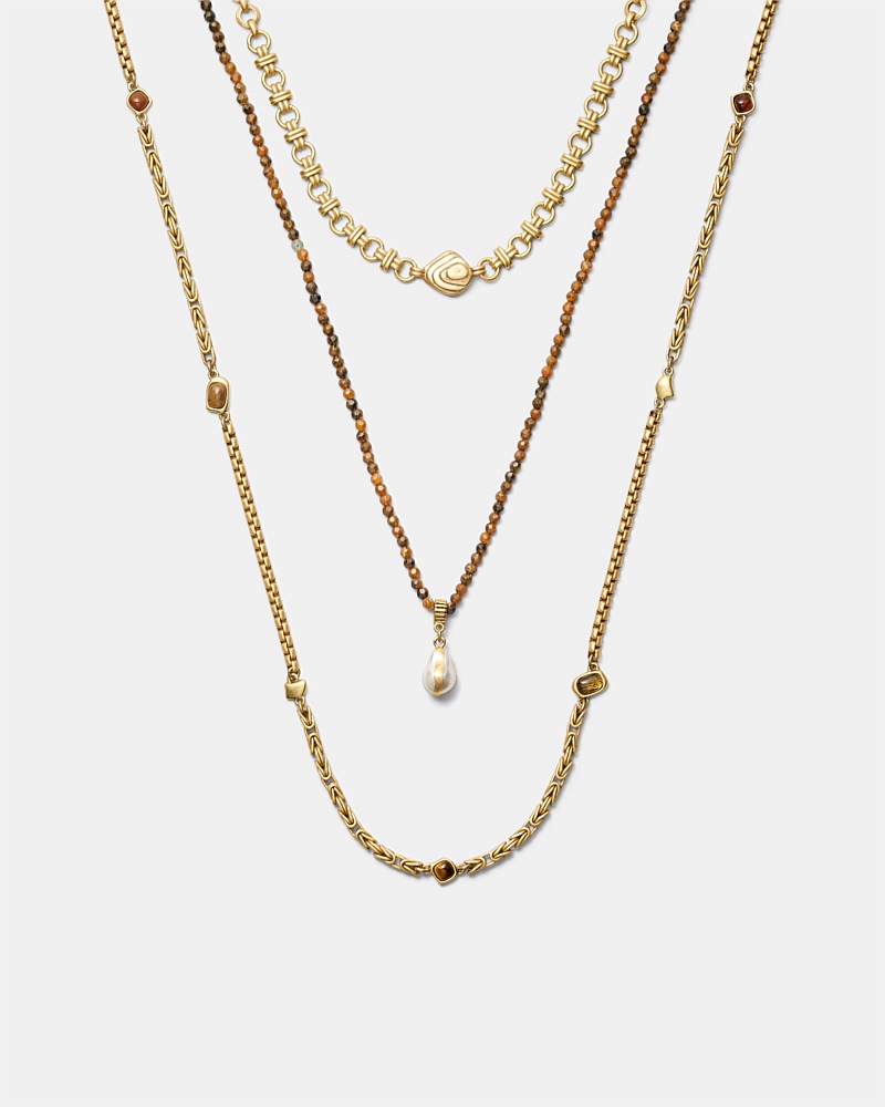 Pebble Trio Necklace