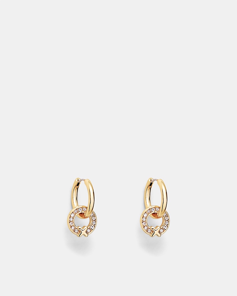 Encanto Charm Hoop Earrings