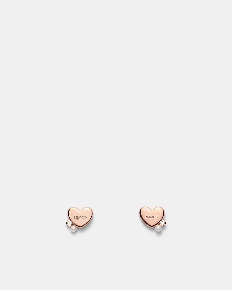 Mimco Heart Cluster Stud Earrings