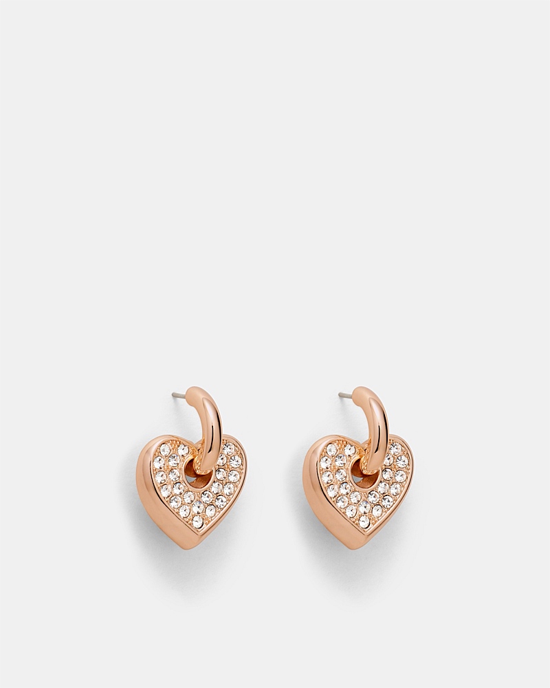 Lovely Charm Hoop Earrings