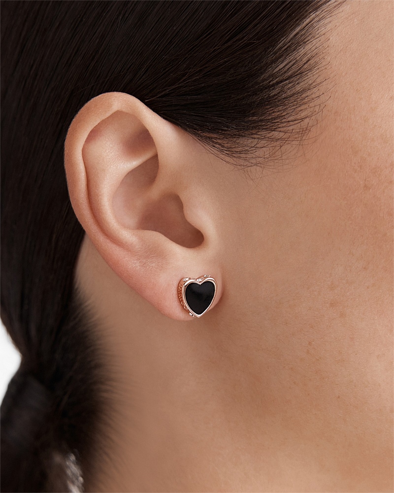 Lover Heart Stud Earrings