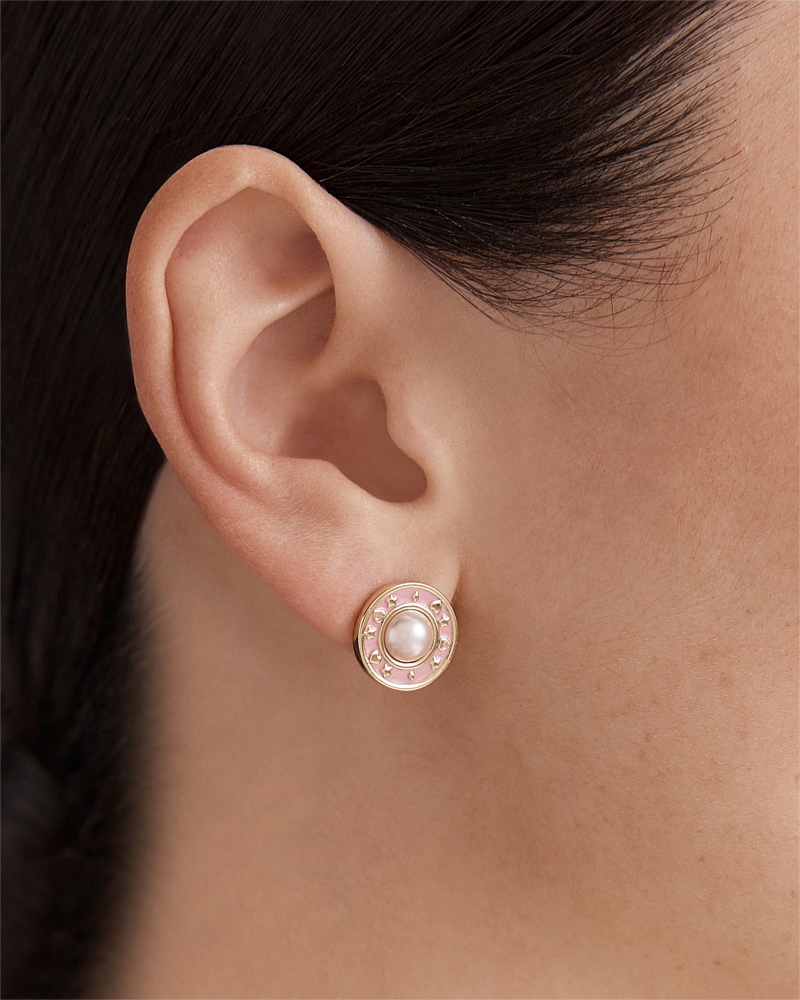 Ring Ring Stud Earrings