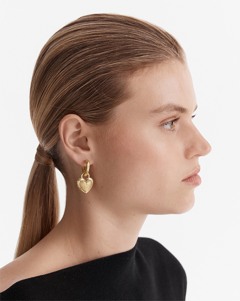 So Fetch Heart Drop Earrings