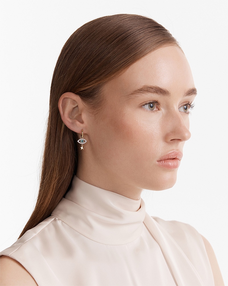 Evil Eye Hoop Earrings