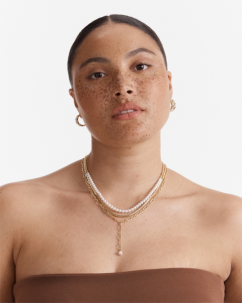 Stacked Lariat Necklace