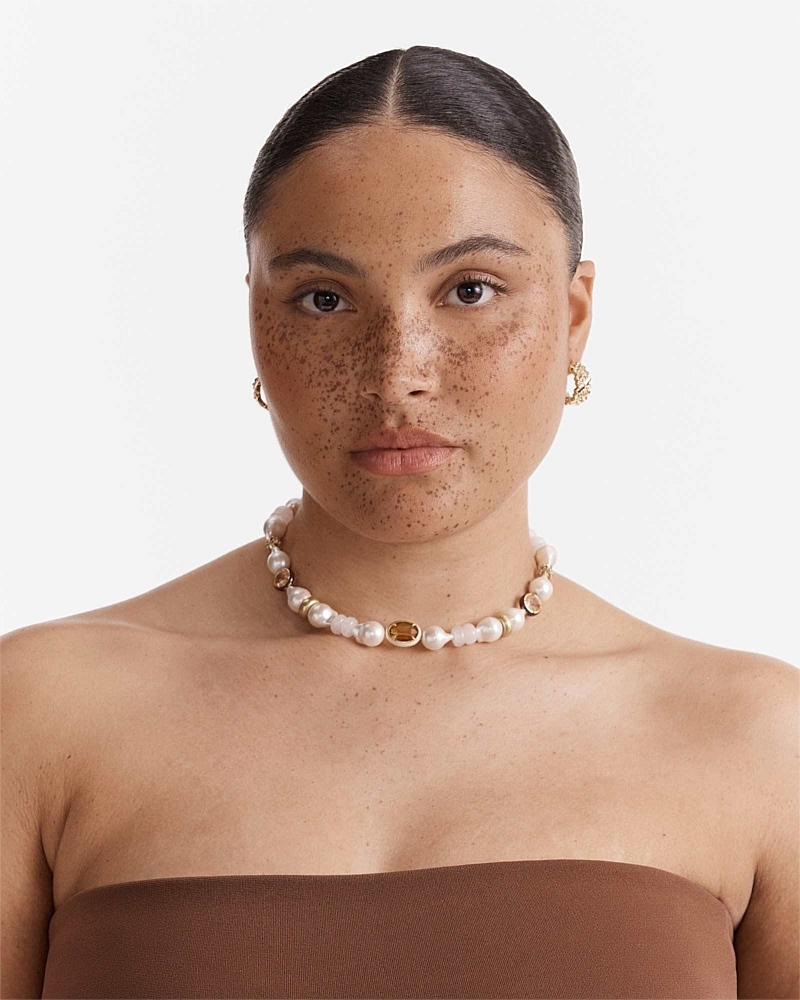 Goddess Pearl Necklace