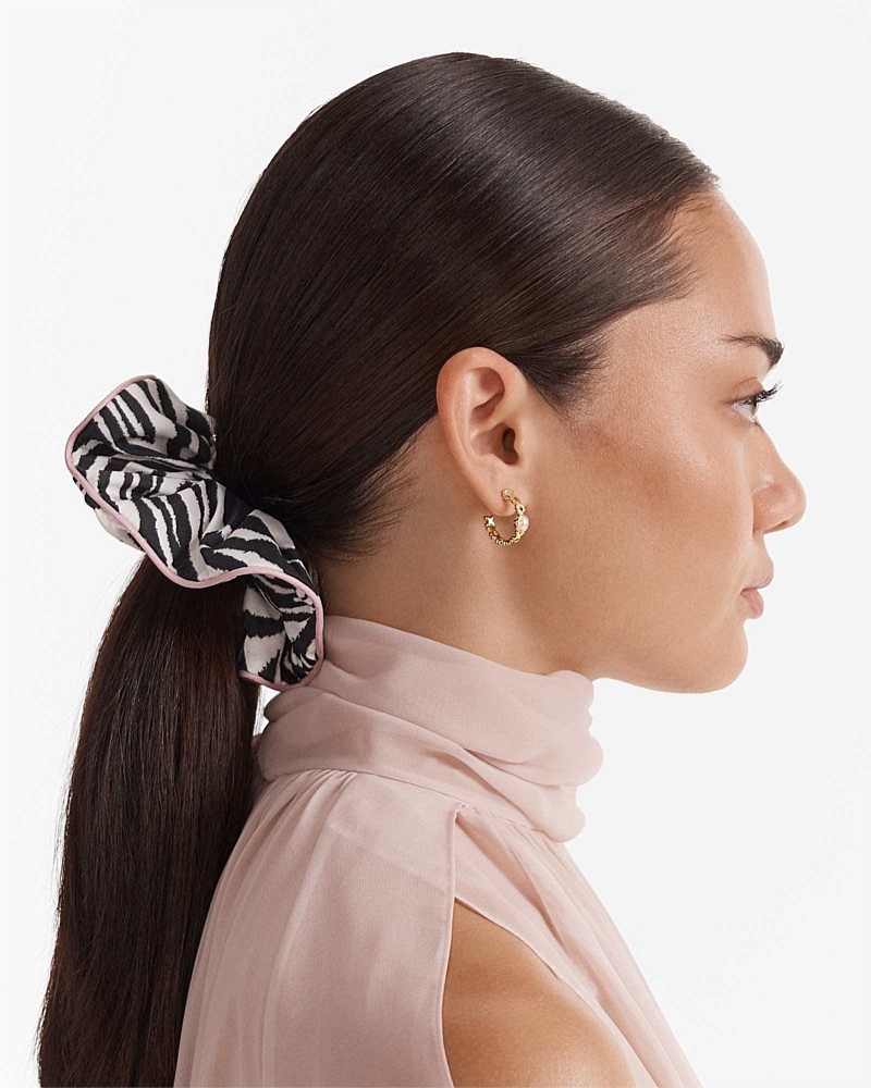Zebra Scrunchie