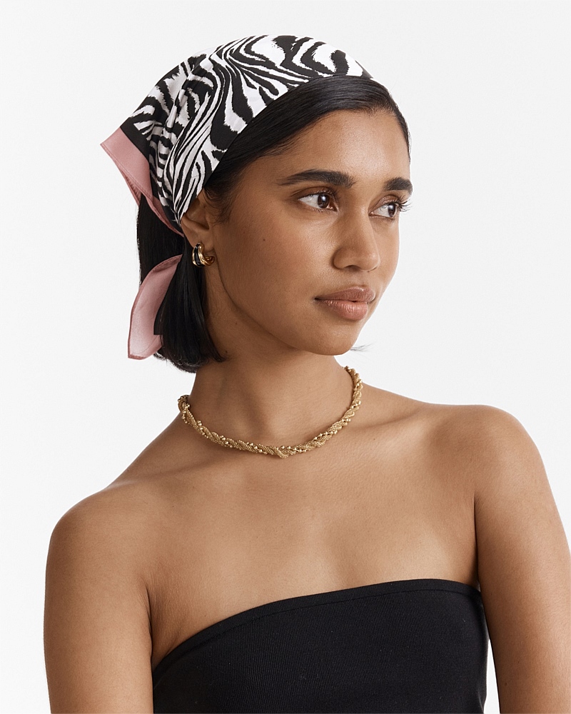 Zebra Square Scarf