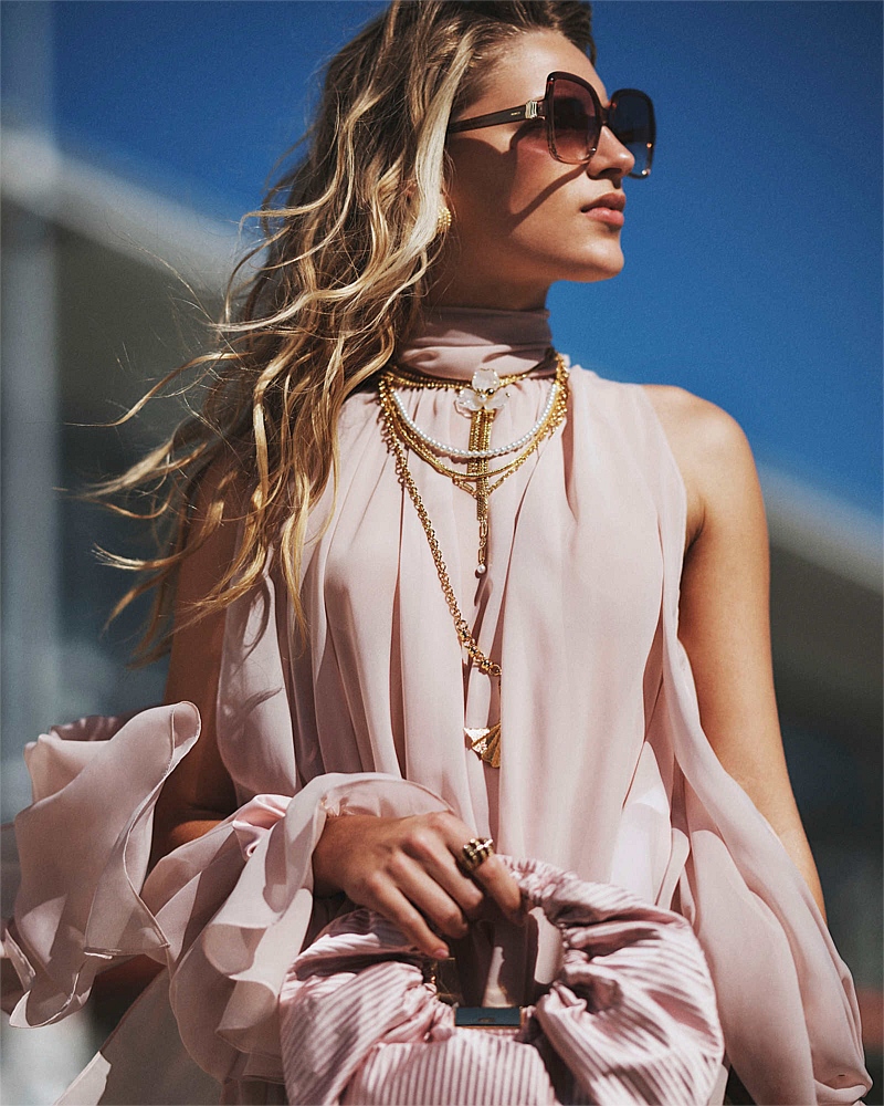 Bianca Rouched Grab Bag