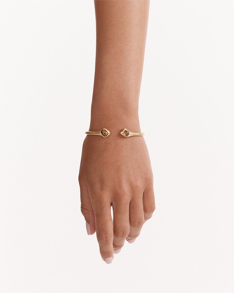 Pebble Open Cuff Bracelet