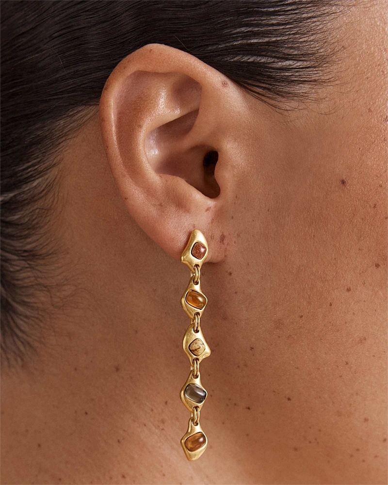 Pebble Drop Earrings