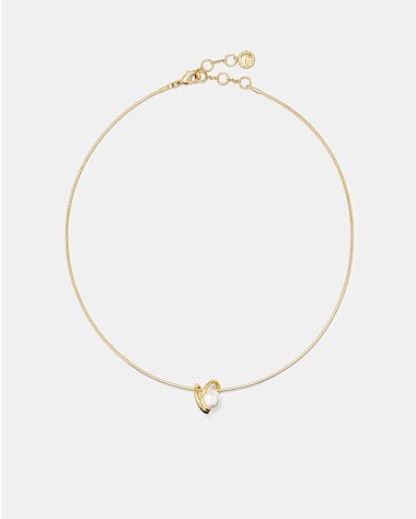 Cadence Pearl Omega Choker Necklace