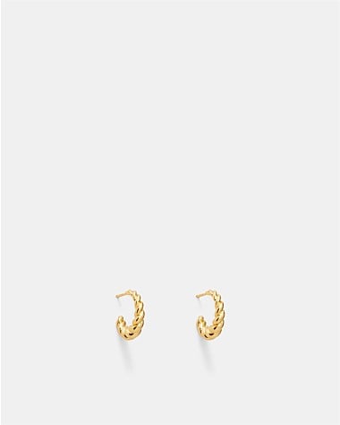 Croissant Hoop Earrings