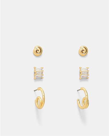 Stardom Earrings Trio Set