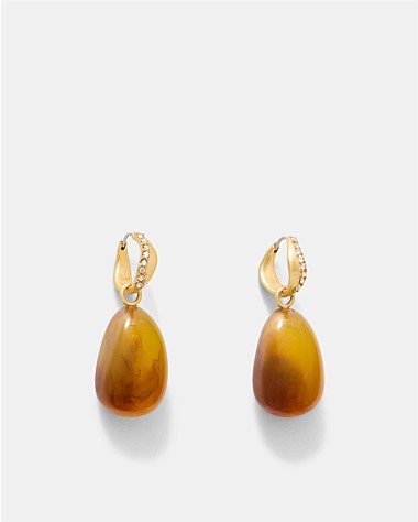 Zozo Charm Hoop Earrings