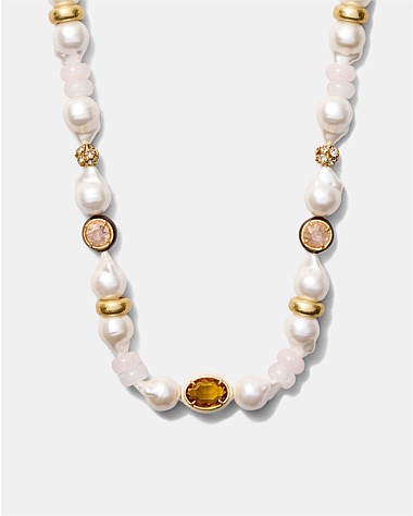 Goddess Pearl Necklace