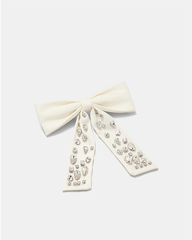 Queen Bow Hair Barrette