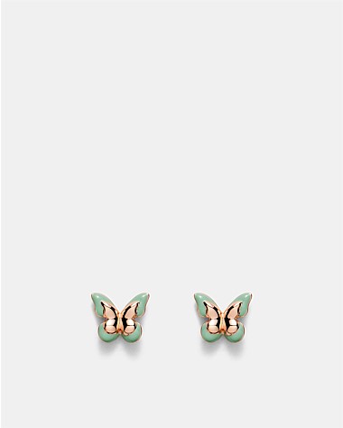 Butterfly Enamel Earrings