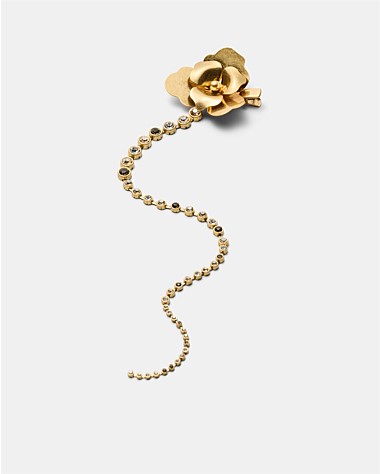 Crystal Flower Hair Clip