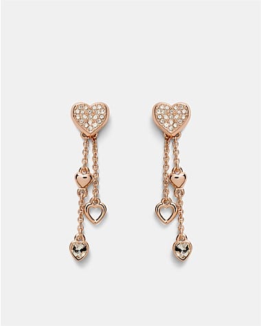 Lovely Heart Drop Earrings