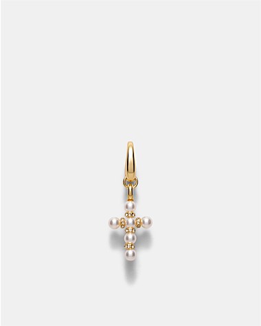Poetic Cross Charm