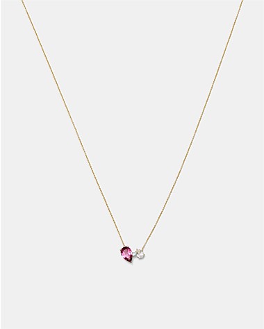 Limited Edition Pink Topaz Necklace