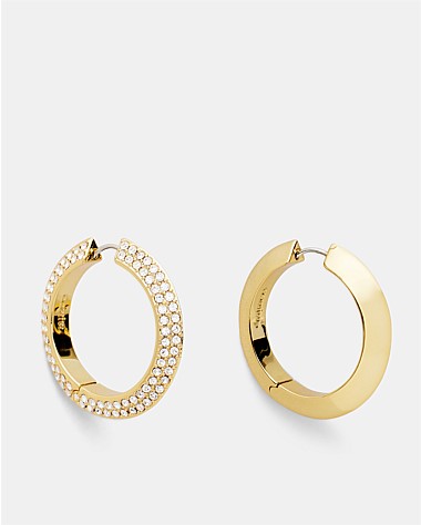 The Edge Large Hoop Earrings