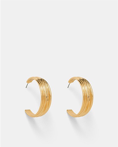 Bassline Large Hoop Earrings