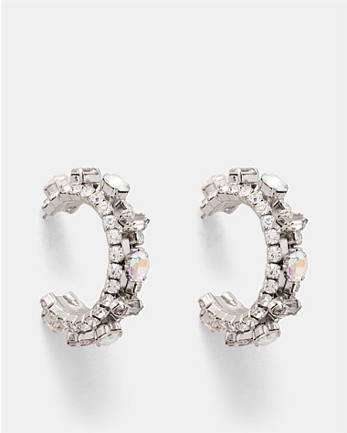 Love To Love You Crystal Hoop Earrings