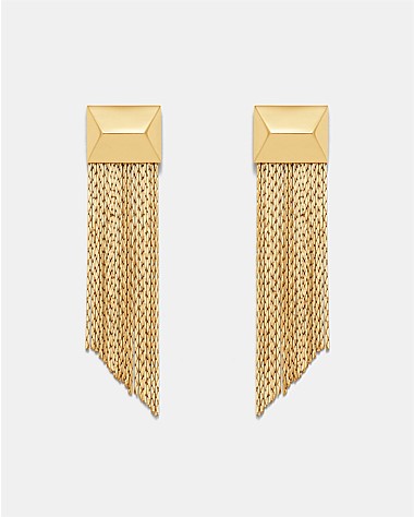 Slay To The Rhythm Statement Fringe Earrings