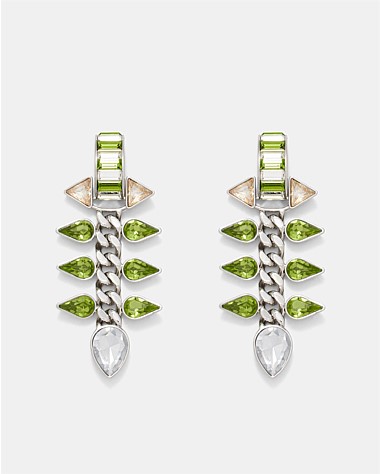 Pull Up To The Bumper Crystal Drop Earring