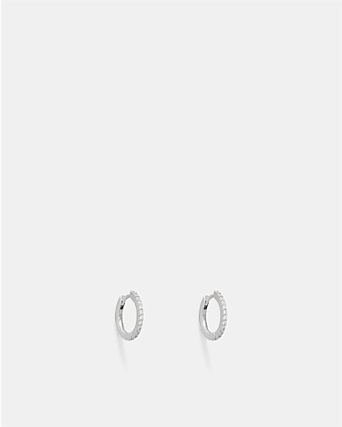 Ice Baby Hoop Earrings