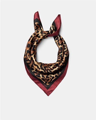 Leopard Square Scarf