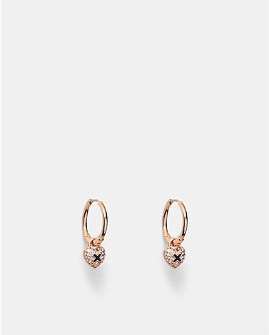 Adorbs Heart Hoop Earrings