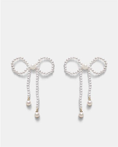 Glimmer Bow Earrings