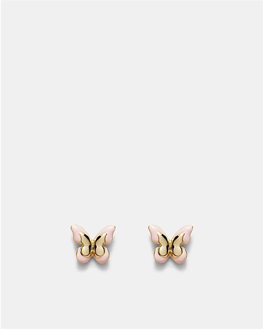 Butterfly Enamel Earrings