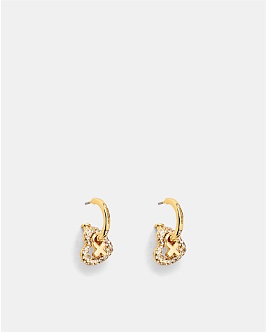 Encanto Heart Hoop Earrings