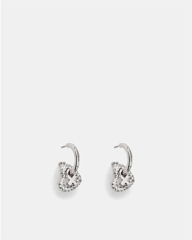 Encanto Heart Hoop Earrings