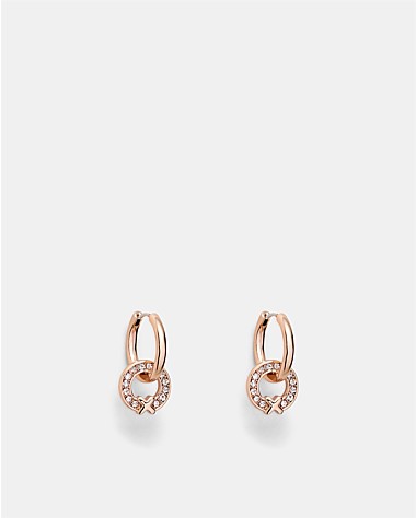 Encanto Charm Hoop Earrings
