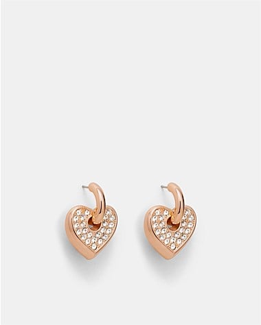 Lovely Charm Hoop Earrings