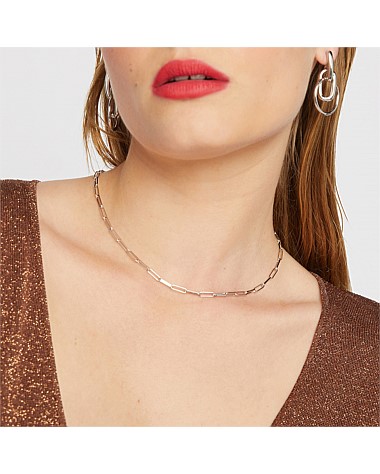 mim-link sterling silver neck