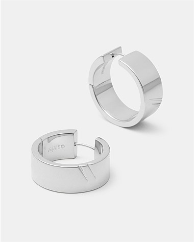 Instrumental Huggie Hoop Earrings