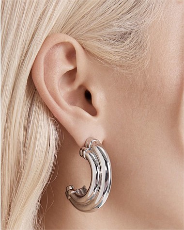 Groove That Soothes Oversized Hoop Earrings