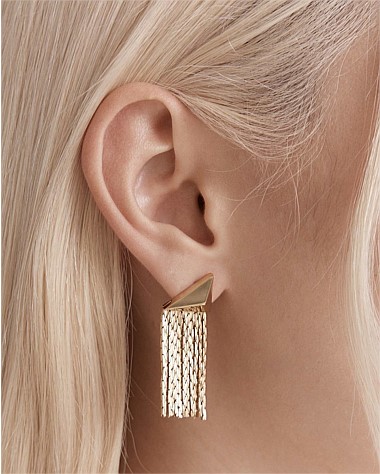 Slay To The Rhythm Small Fringe Drop Earrings