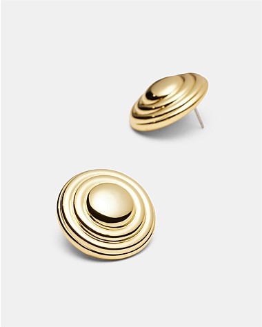 Groove That Soothes Oversized Stud Earrings