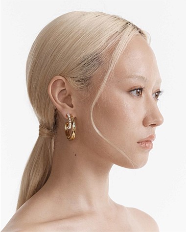 Releve Double Hoop Earrings