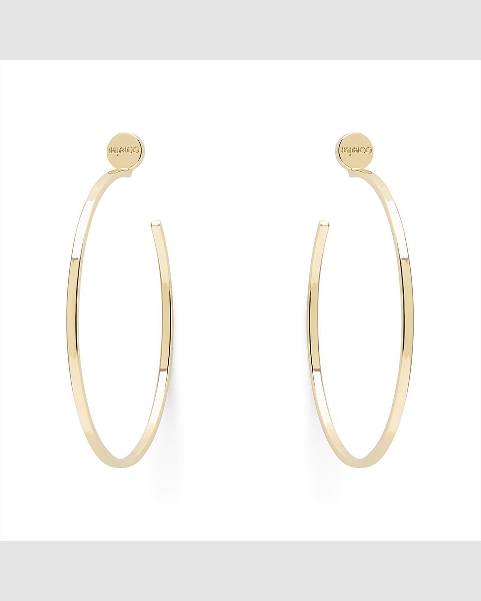 LARGE LUCID HOOP EARRINGS